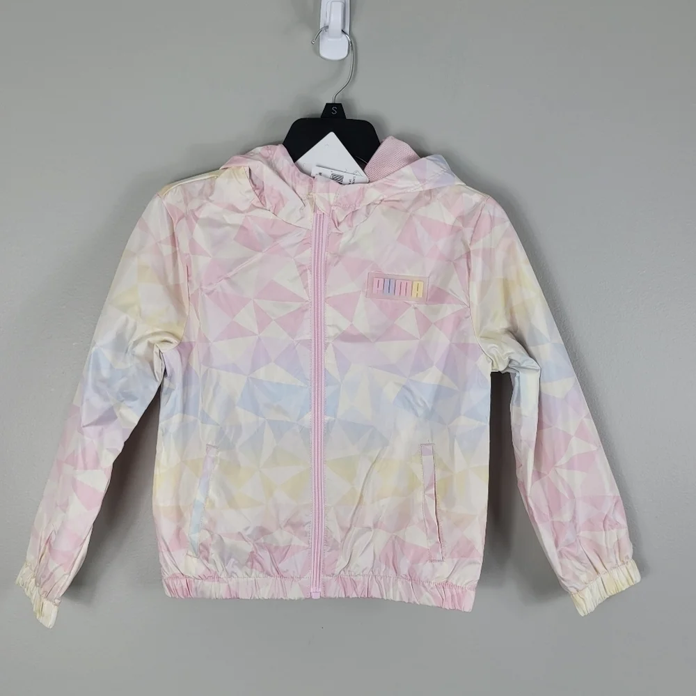 PUMA Big Girls Midweight Windbreaker. NWT Multiple Sizes - Picture 2 of 11